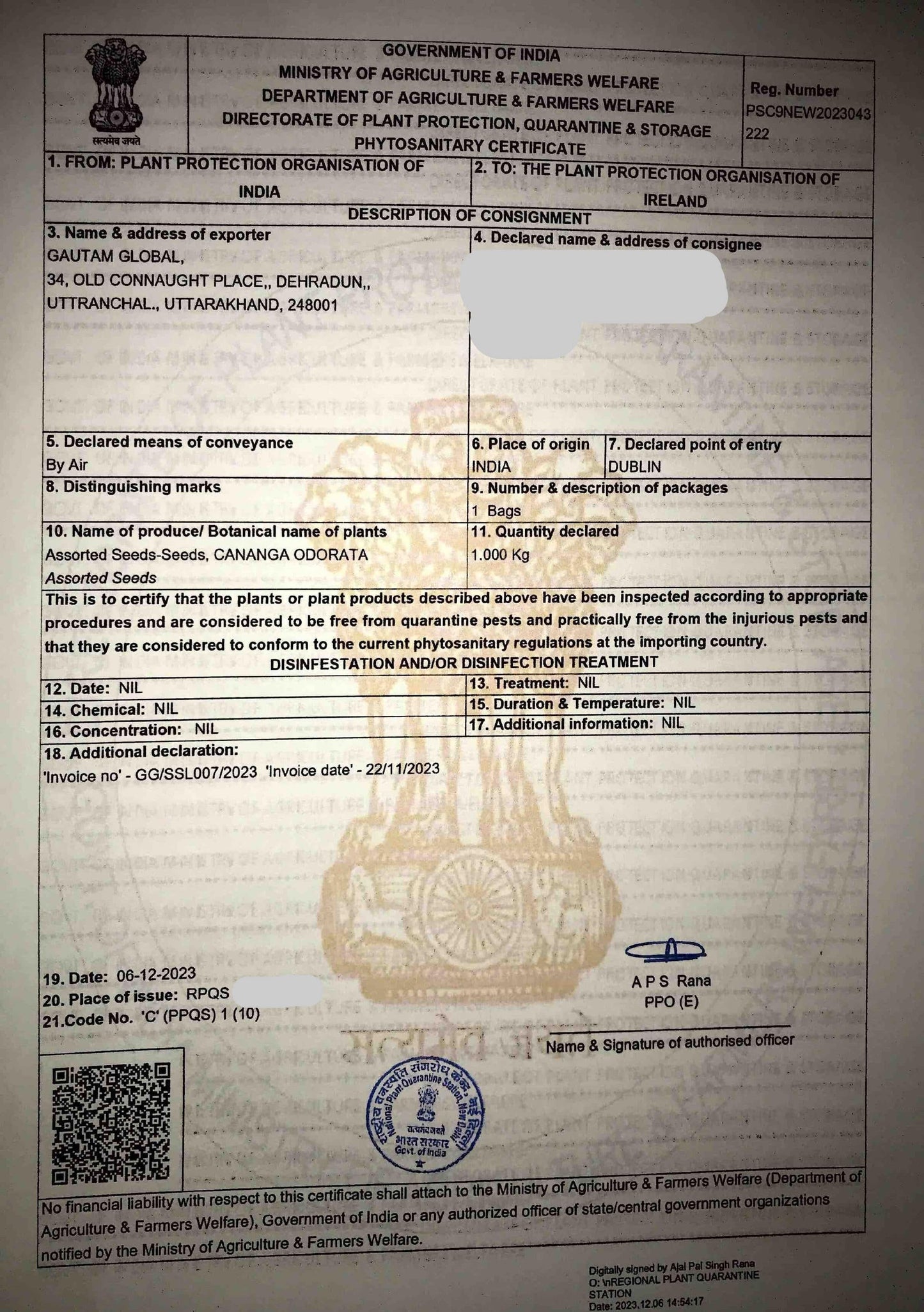 Cananga odorata Seeds, Ylang Ylang Phytosanitary certificate, (Europe) - Seedsforgarden (1999-2024 ) .We Ship Seeds & Live Plants Worldwide