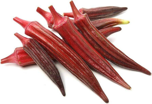 100 Red okra Seeds, Okra Red Burgundy Seeds, Non-GMO Seeds - Seedsforgarden (1999-2024 ) .We Ship Seeds & Live Plants Worldwide 